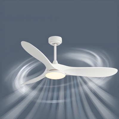 Elegant Modern Ceiling Fan with Sleek Design and 3 Solid Wood Blades for Stylish Home Decor