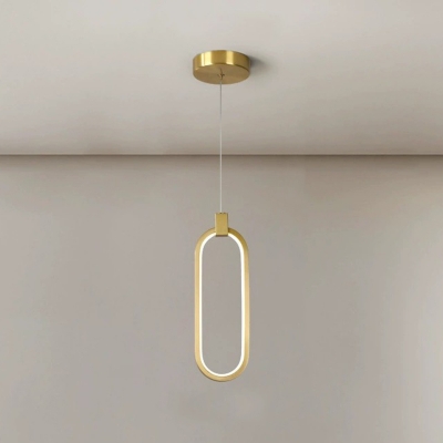 Modern LED Bulb Pendant Light with Silica Gel Shade and Adjustable Hanging Length