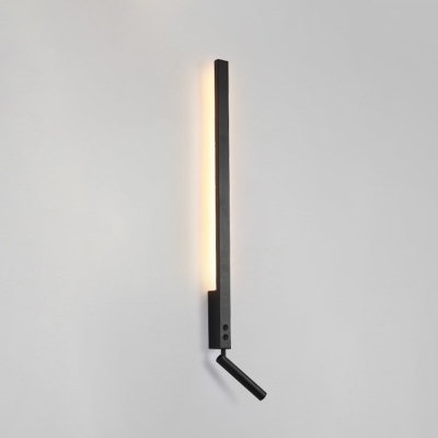 Warm Light Geometric LED Wall Lamp with 2 Lights and Rocker Switch