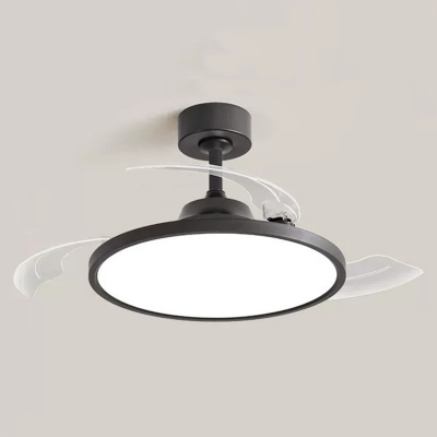 Contemporary Remote and Wall Control Ceiling Fan for Living Room