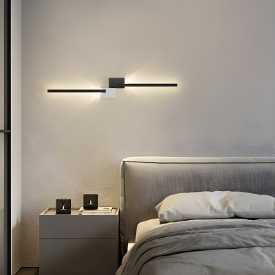 Elegant LED Acrylic Wall Sconce in Modern Metal Design for Alluring Ambient Lighting