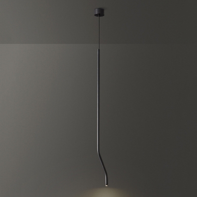 Modern LED Pendant Light with Natural Light and Metal Material for Residential Use