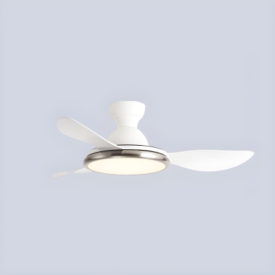 Modern Plastic Indoor Ceiling Fan 3 Blades for Residential Use