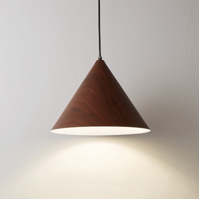 Contemporary Wood Pendant Light with Adjustable Hanging Length for Living Room