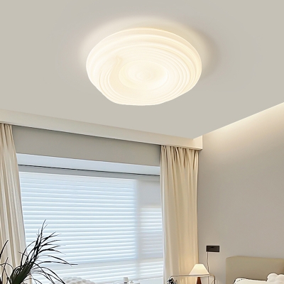 Modern 3 Color Light Flush Mount Ceiling Light with Metal Fixture and Shade Included