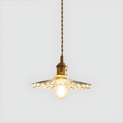 Modern LED Pendant Light with Glass Shade and Adjustable Hanging Length