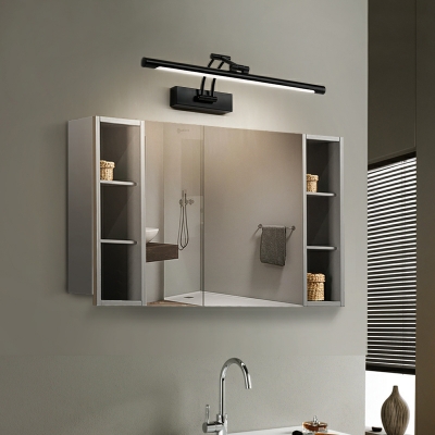 Modern Metal LED 1-Light Vanity Light with Resin Shade for Bathroom