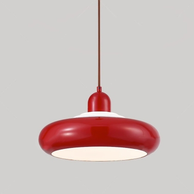 Modern Metal Pendant Light with Dimmable Third Gear Color Temperature and Iron Shade