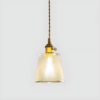 Modern Metal Pendant Light with LED Option and Adjustable Hanging Length