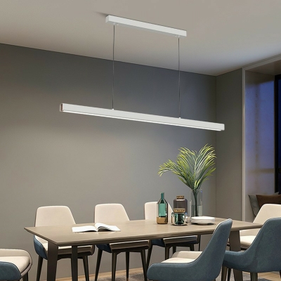 Modern Warm/White/Neutral Dimmable LED Island Light with Metal Shade