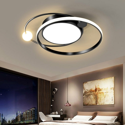 Metal Flush Mount Ceiling Light with LED Bulbs Perfect for Residential Use