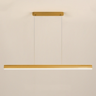 Modern Acrylic Metal Island Pendant Light with Adjustable Hanging Length