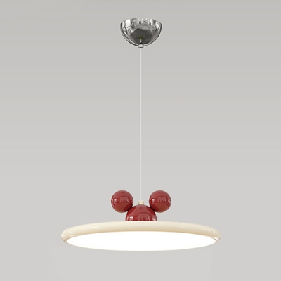 Modern LED Bulb Pendant with Adjustable Hanging Length and Aluminum Shade in a Stylish Design