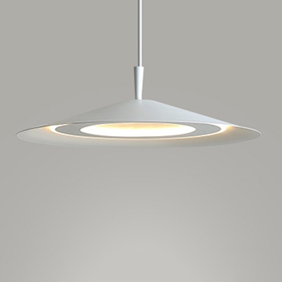 Modern Metal Pendant with LED Bulb and Acrylic Shade for Residential Use