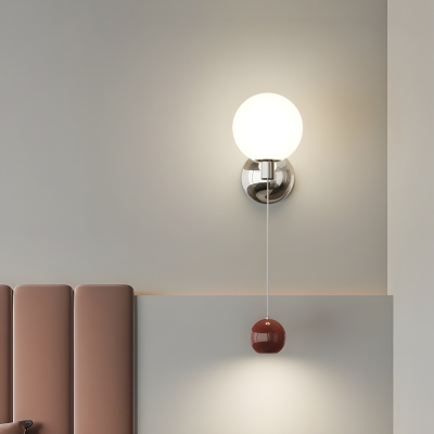 Elegant Modern LED Wall Lamps with Glass Shade in Warm/White/Neutral Light