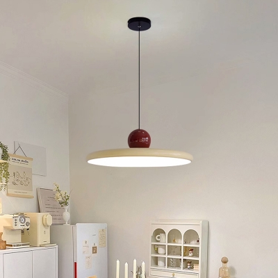 Modern Simple Pendant Light with Adjustable Hanging Length for Residential Use