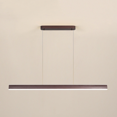 Modern Acrylic Metal Island Pendant Light with Adjustable Hanging Length
