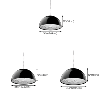 Modern Metal Pendant Light with Adjustable Hanging Length for Contemporary Home Decor