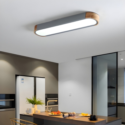 Elegant White Acrylic LED Flush Mount Ceiling Light For a Stylish, Modern Home
