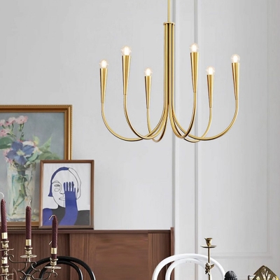 Stylish Modern Chandelier made of Metal – Perfect for Residential Use
