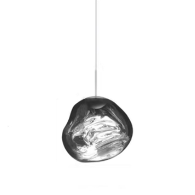 Elegant Metal pendant with Round Canopy, Adjustable Hanging Length and LED light