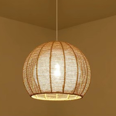 Modern LED Wood Pendant with Adjustable Hanging Length - Stylish Lighting Fixture