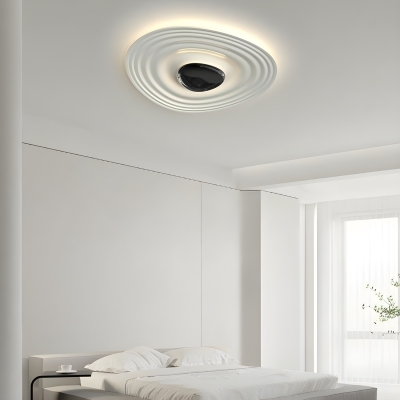 Modern Metal LED Close To Ceiling Light - Easy to Clean - No Assembly Required