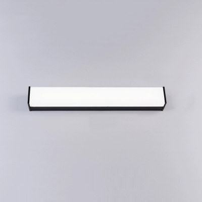 1 Modern White Single LED Wall Lamp Ambient Acrylic Shade Included