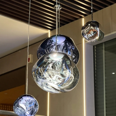 Residential Use Modern Sized Round Dimmable Pendant LED Included Neutral Light