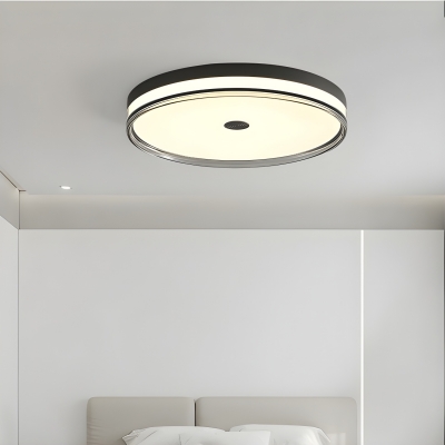 Chic Moon-Shaped LED Flush Mount Ceiling Light in Modern Style