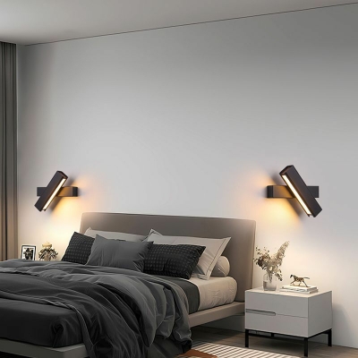 White Acrylic Shade Modern 1-Light LED Wall Sconce for a Contemporary Home