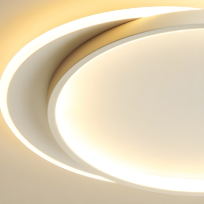 Modern LED Flush Mount Ceiling Light with Acrylic Shade - Perfect for Any Room