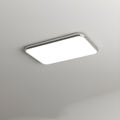 Modern Third Gear Dimmable LED Close To Ceiling Light with Acrylic Shade