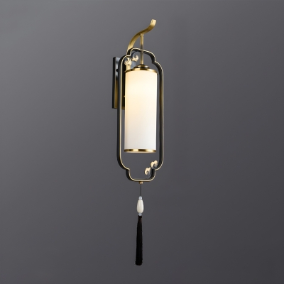 Modern Wall Sconce with Clear Glass Shade - Elegant LED Retrofit - Perfect for Residential Spaces