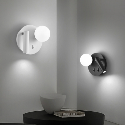 Modern 2-Light Wall Sconce with Bi-Pin Bulbs and Glass Shades