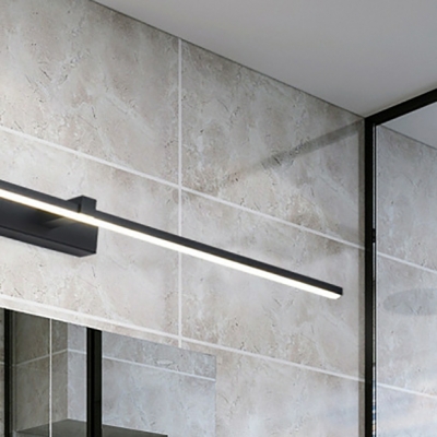 Elegant LED Vanity Light with Modern Metal Shade in Silica Gel for Home Atmosphere