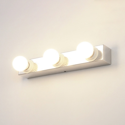 Elegantly Designed Modern Metal Vanity Light with LED/Incandescent/Fluorescent Lights