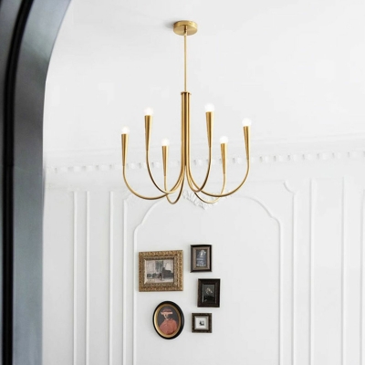 Stylish Modern Chandelier made of Metal – Perfect for Residential Use