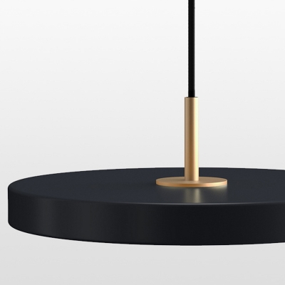 Modern LED Pendant Light with Acrylic Shade and Metal Material