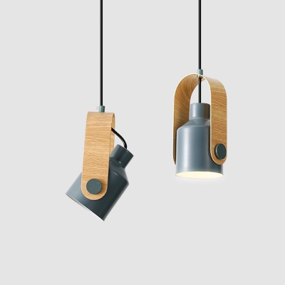 Modern Metal Pendant with LED/Incandescent/Fluorescent Light, Adjustable Hanging Length