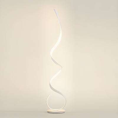 Living Room & Bedroom Modern Minimalist Led Floor Lamp in Linear Design