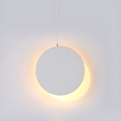 Modern Metal Adjustable Hanging Length Pendant Light with Acrylic Lampshade