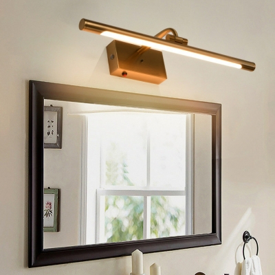 Contemporary Metal Vanity Light with Linear Shape for Bathroom