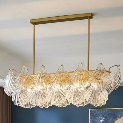 Modern Metal Adjustable Hanging Length Chandelier for Living Room