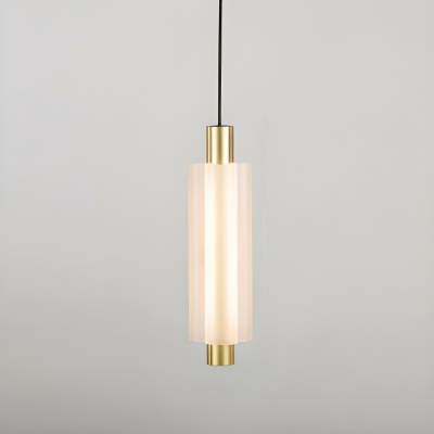 Modern Acrylic Lampshade Pendant Light with Adjustable Hanging Length for Living Room