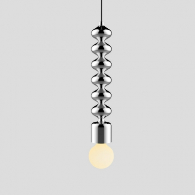 Contemporary Metal Pendant Light Glass Lampshade Pendant Light with Adjustable Hanging Length