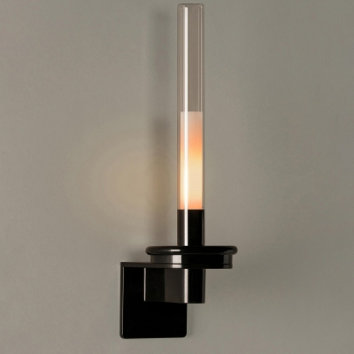 Modern Bedroom & Corridor Sconce Wall Light with Glass Shade and Warm Light