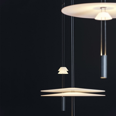 Modern Brushed Brass Pendant Light with Acrylic Shade for Home Decoration