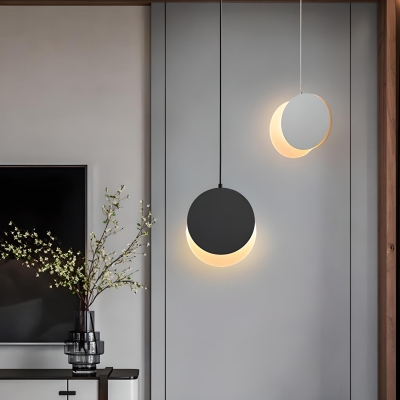 Modern Metal Adjustable Hanging Length Pendant Light with Acrylic Lampshade