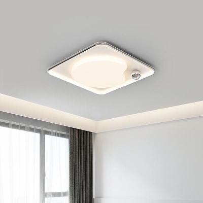 Modern Style LED Iron Flush Mount Ceiling Light for Living Room